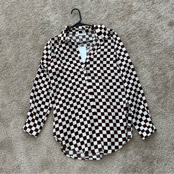 Shopstarlow checkered button down - Picture 2 of 3